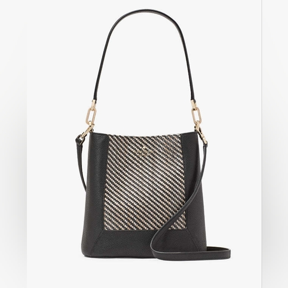 Kate Spade Lena Straw Bucket Bag